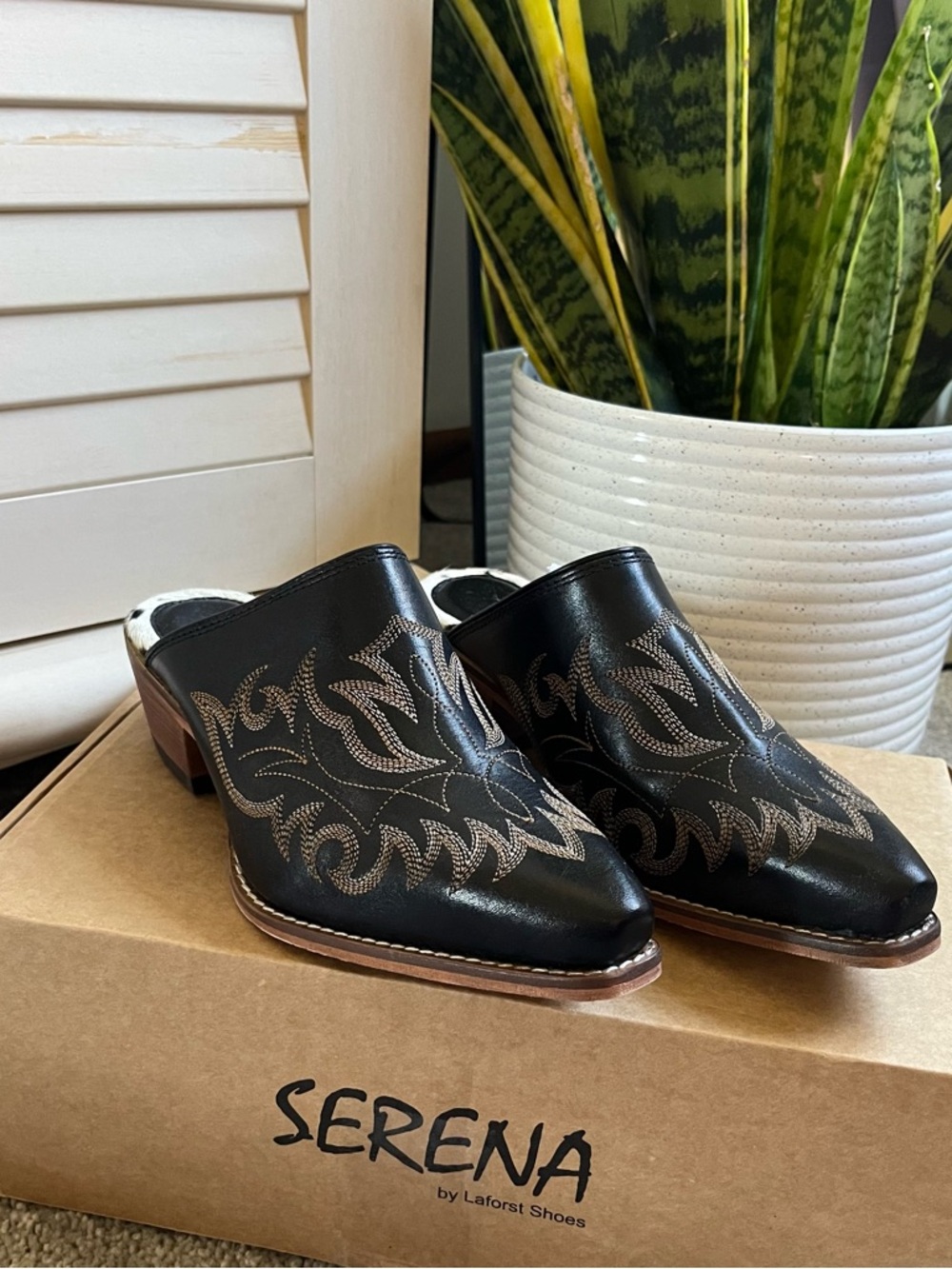 NIB LaForst Leather Irene Mules 7 - Picture 2 of 6